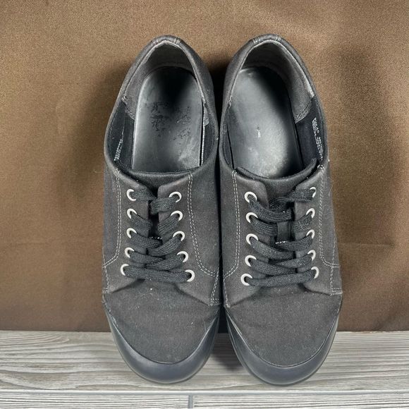 Dansko Black Canvas Clogs Sanibel Veda Vegan Shoes EU40 Womens 9.5 - Picture 7 of 9